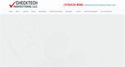 Desktop Screenshot of checktechinspections.com